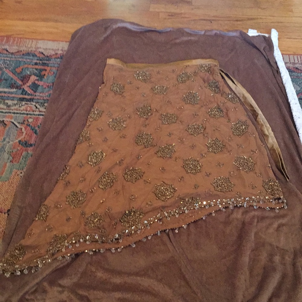 100 percent silk skirt by plenty/Tracy Reece